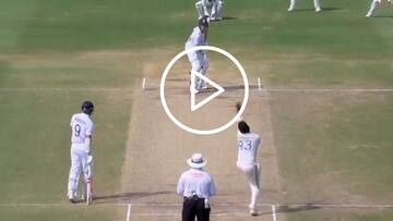  [Watch] Jasprit Bumrah 'Uproots' Tom Hartley's Off Stump To Seal India Win